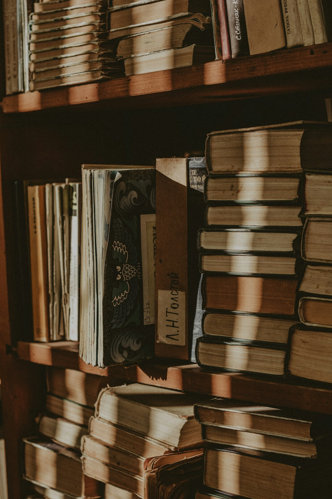 old library with books
